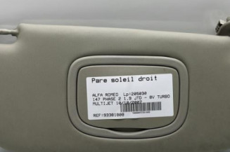 Pare soleil droit ALFA ROMEO 147
