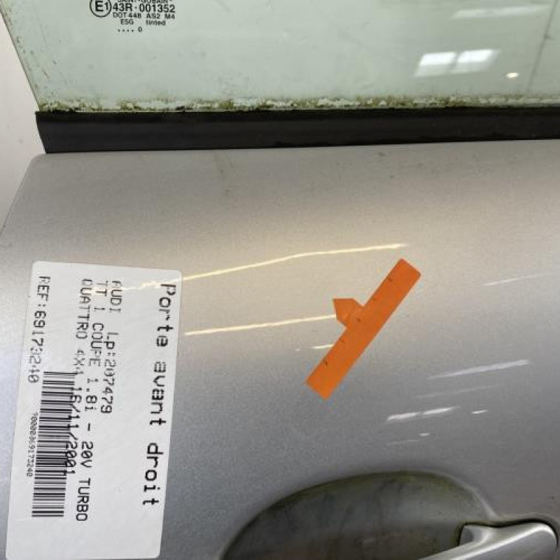 Porte avant droit AUDI TT 1 Photo n°3