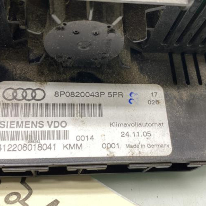 Commande chauffage AUDI A3 2 Photo n°4