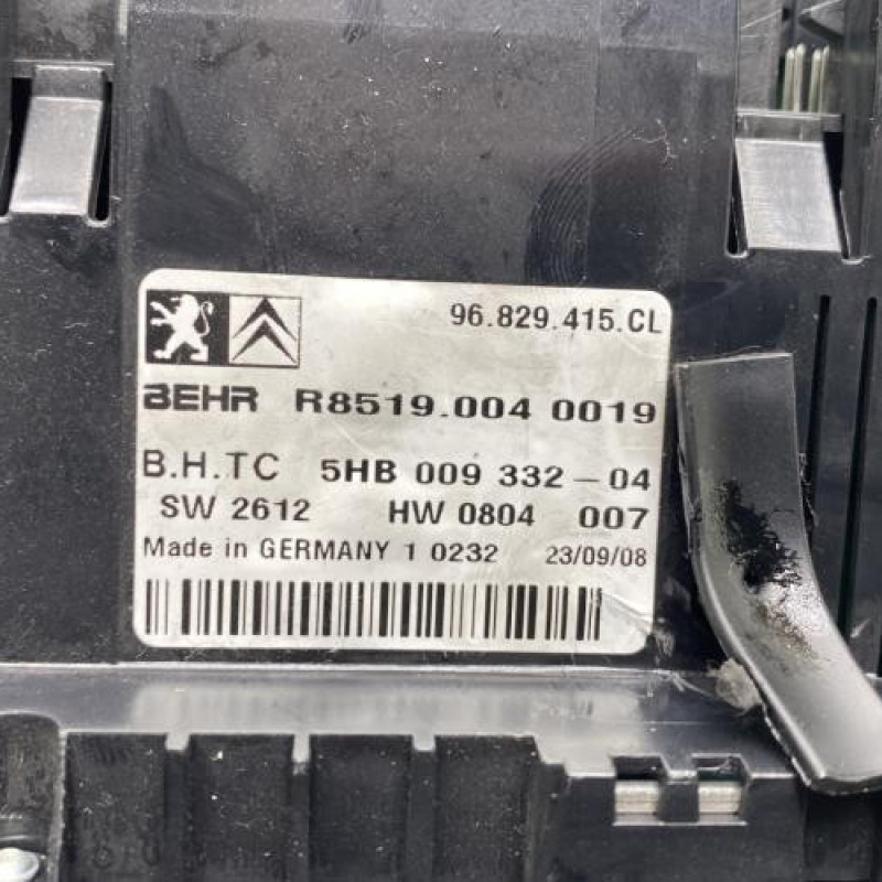 Commande chauffage CITROEN C5 2 Photo n°4