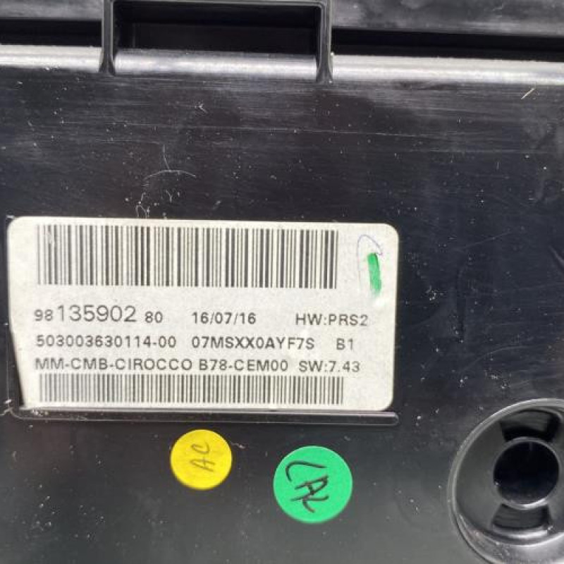 Compteur CITROEN C4 PICASSO 2 Photo n°3