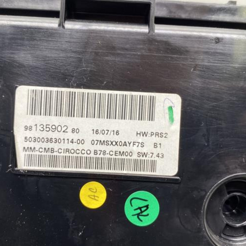 Compteur CITROEN C4 PICASSO 2 Photo n°5