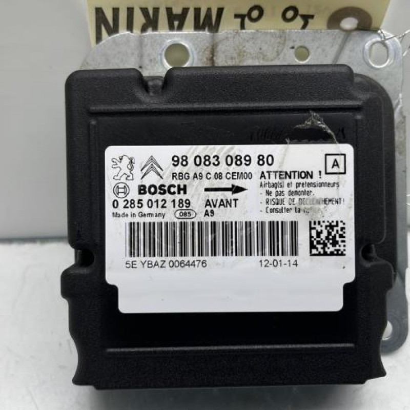 Boitier air bag PEUGEOT 208 1 Photo n°2