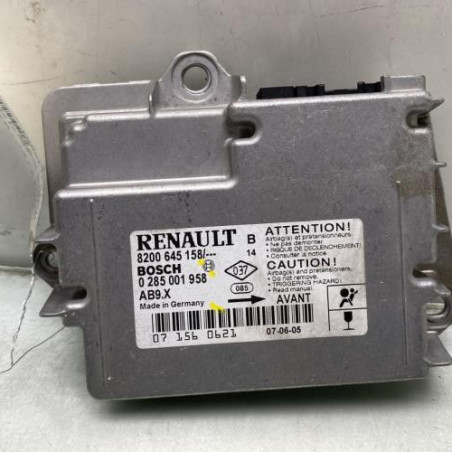 Boitier air bag RENAULT CLIO 3 Photo n°1