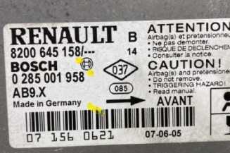 Boitier air bag RENAULT CLIO 3