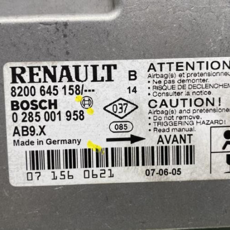 Boitier air bag RENAULT CLIO 3