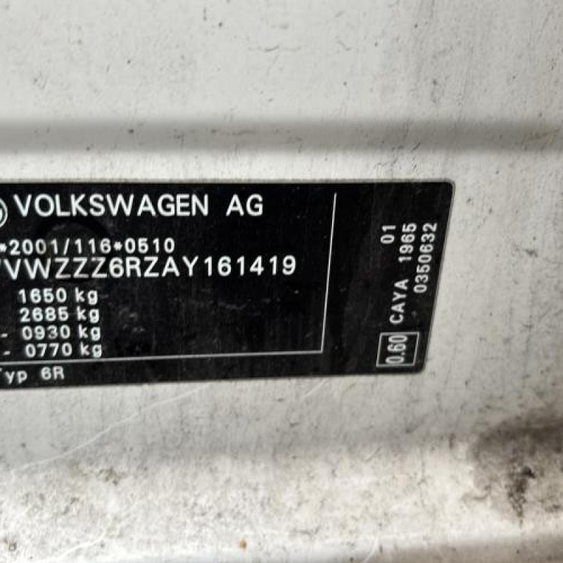 Avertisseur/Klaxon VOLKSWAGEN POLO 5 Photo n°19