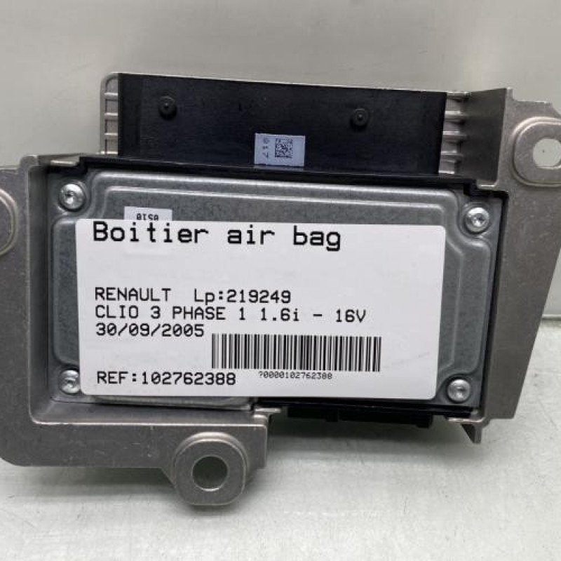 Boitier air bag RENAULT CLIO 3 Photo n°4