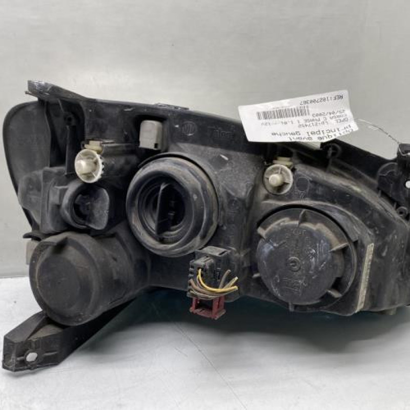 Optique avant principal gauche (feux)(phare) OPEL CORSA C Photo n°3