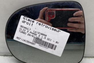 Glace retroviseur droit RENAULT CLIO 3 Photo n°1