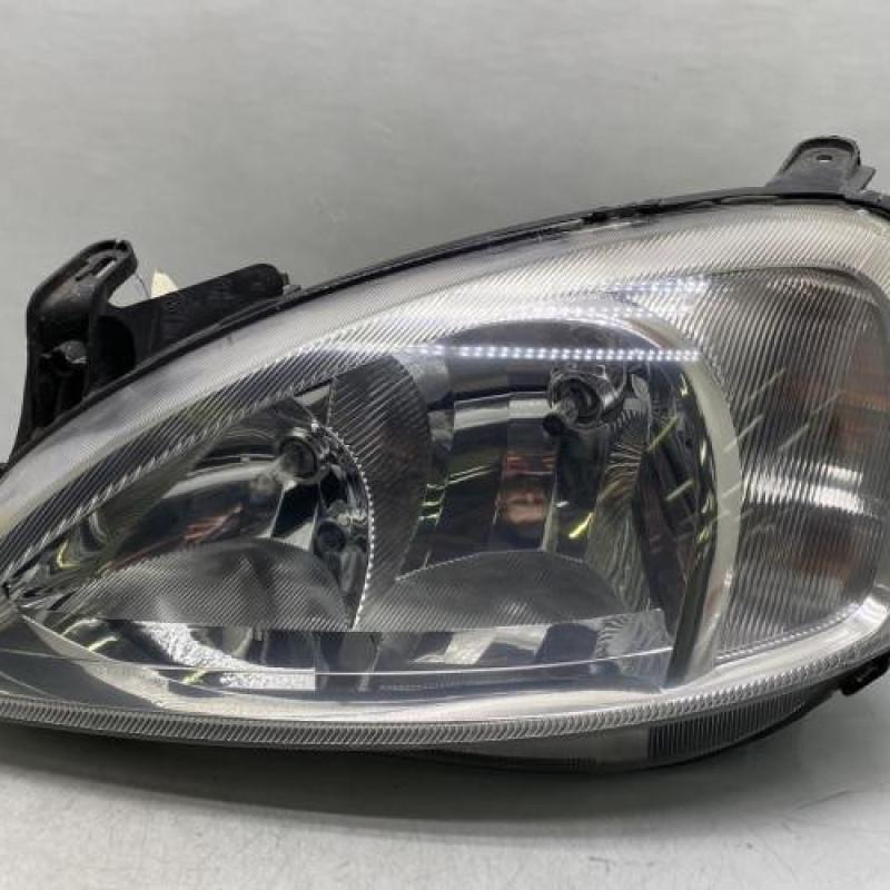 Optique avant principal gauche (feux)(phare) OPEL CORSA C Photo n°3