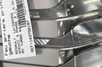 Feu arriere principal gauche (feux) RENAULT SCENIC 3