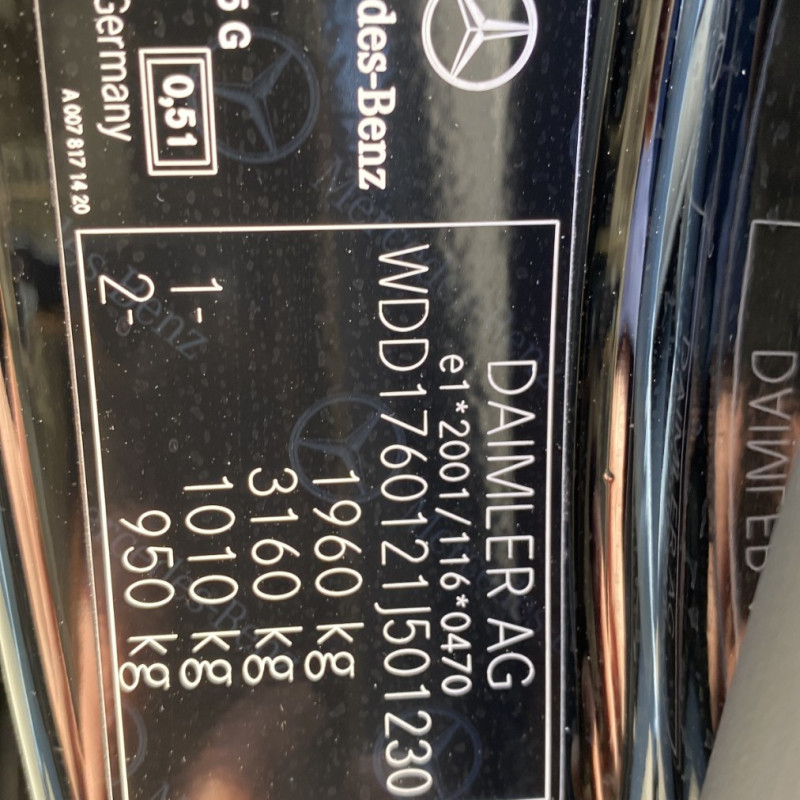 MERCEDES CLASSE A 176 PHASE 2 180 1.5 CDI - 8V TURBO Photo n°28