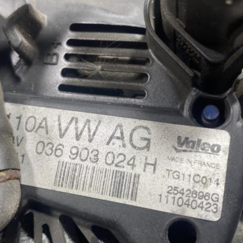 Alternateur VOLKSWAGEN GOLF 6 Photo n°3