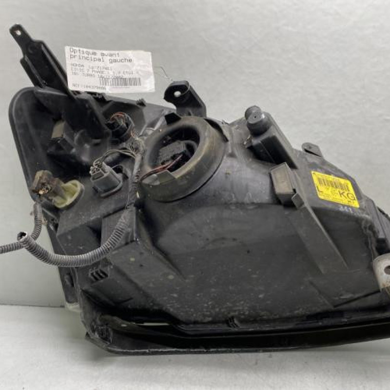 Optique avant principal gauche (feux)(phare) HONDA CIVIC 7 Photo n°3