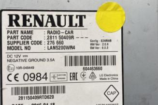 Autoradio d'origine RENAULT TRAFIC 3