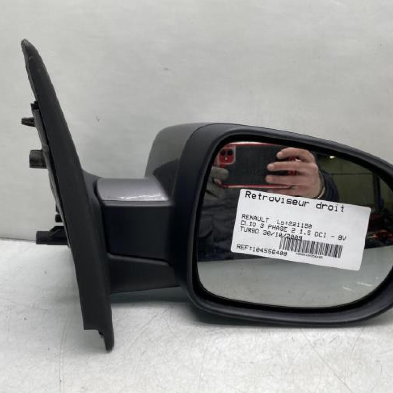 Retroviseur droit RENAULT CLIO 3 Photo n°1