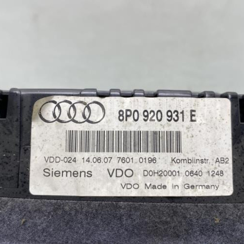 Compteur AUDI A3 2 Photo n°2