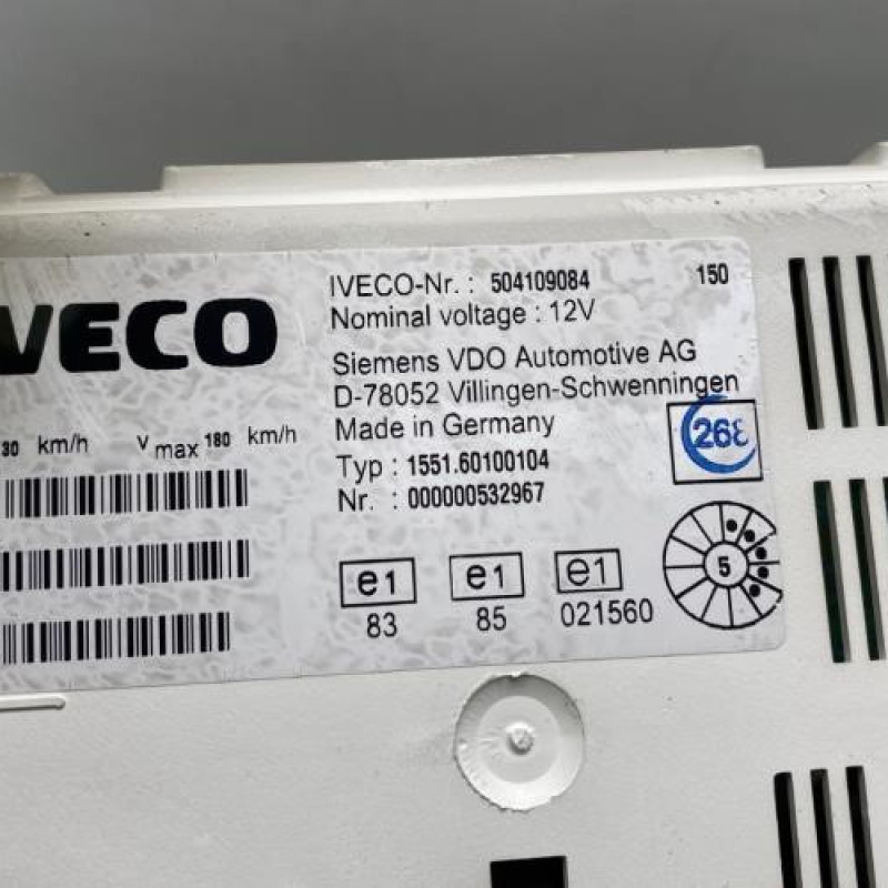 Compteur IVECO DAILY 3 Photo n°5