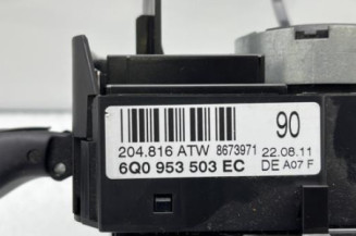 Com (Bloc Contacteur Tournant+Commodo Essuie Glace+Commodo Phare) VOLKSWAGEN POLO 5