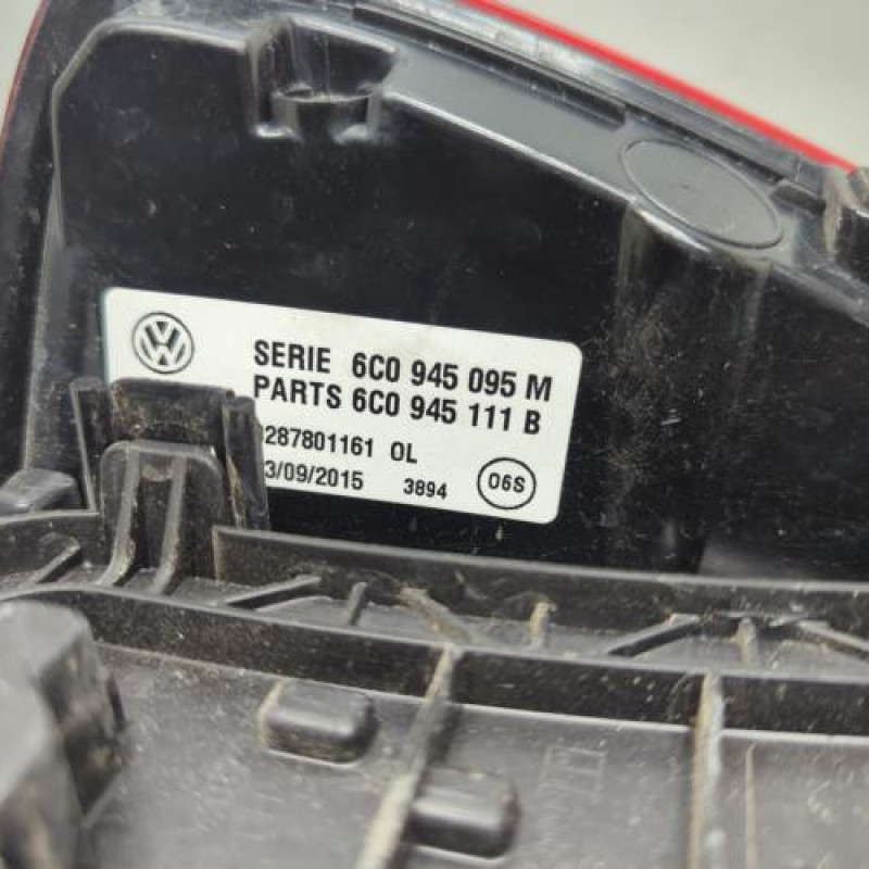 Feu arriere principal gauche (feux) VOLKSWAGEN POLO 5 Photo n°4