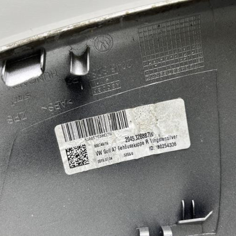 Coquille de retroviseur droit VOLKSWAGEN GOLF 7 Photo n°8