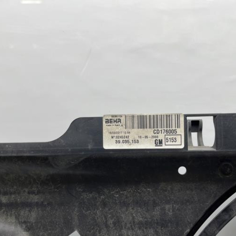 Moto ventilateur radiateur OPEL CORSA E Photo n°8