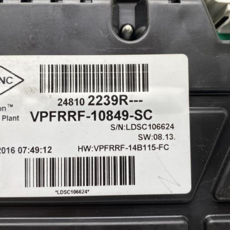 Compteur RENAULT TRAFIC 3 Photo n°2