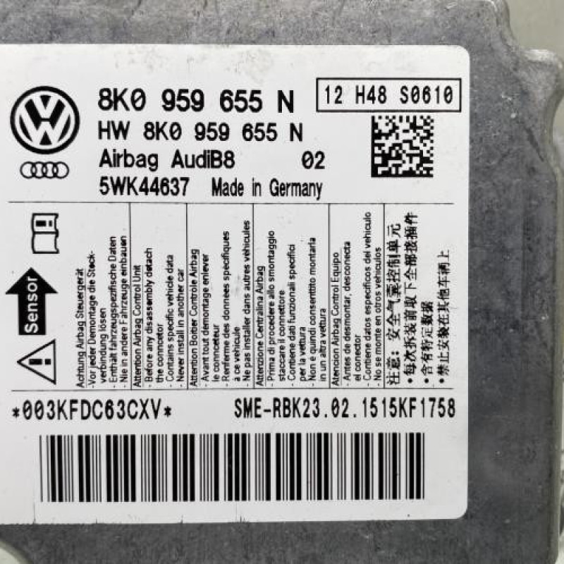 Boitier air bag AUDI A4 3 Photo n°2