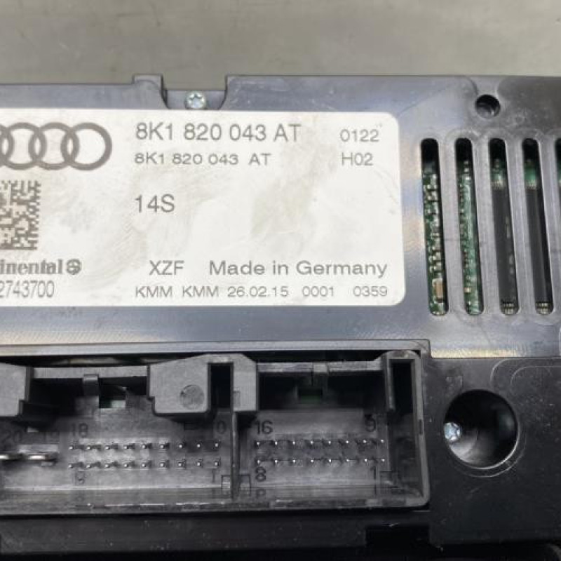 Commande chauffage AUDI A4 3 Photo n°3
