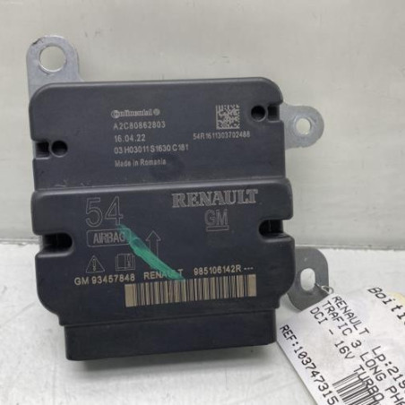 Boitier air bag RENAULT TRAFIC 3 Photo n°1
