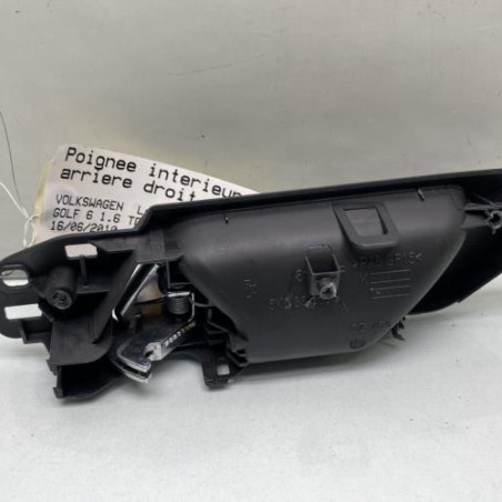 Poignee interieur arriere droit VOLKSWAGEN GOLF 6