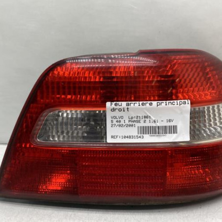 Feu arriere principal droit (feux) VOLVO S 40 1 Photo n°1