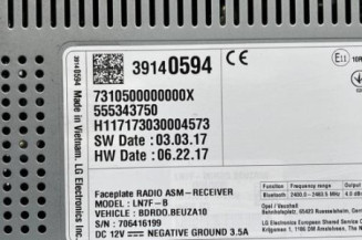 Autoradio d'origine OPEL CORSA E
