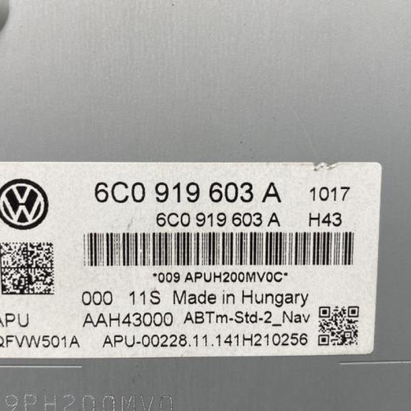 Autoradio d'origine VOLKSWAGEN POLO 5 Photo n°3