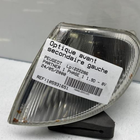 Optique avant secondaire gauche (feux)(clignotant) PEUGEOT PARTNER 1