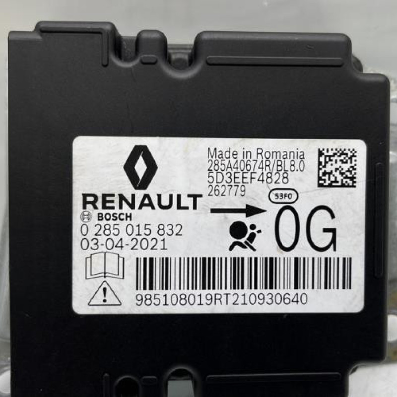 Boitier air bag RENAULT ARKANA Photo n°2