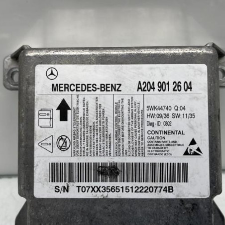 Boitier air bag MERCEDES CLASSE C 204