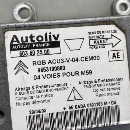 Boitier air bag CITROEN BERLINGO 1