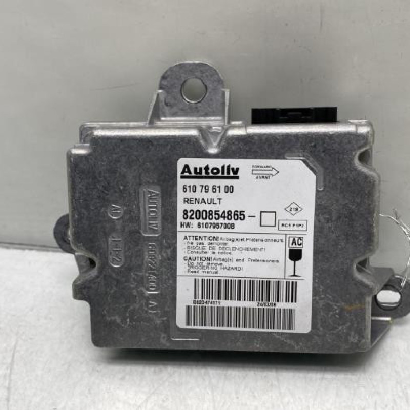 Boitier air bag RENAULT MODUS Photo n°1
