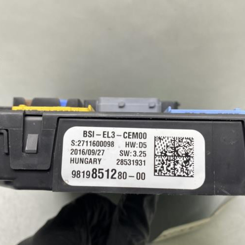 Boitier BSI PEUGEOT EXPERT 4 Photo n°3