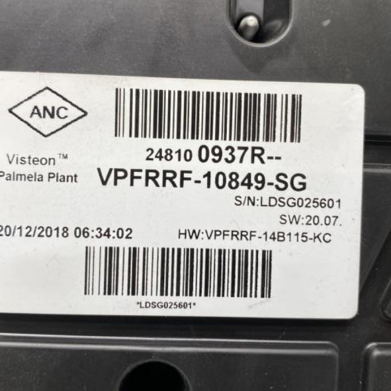 Compteur RENAULT TRAFIC 3 COURT Photo n°3