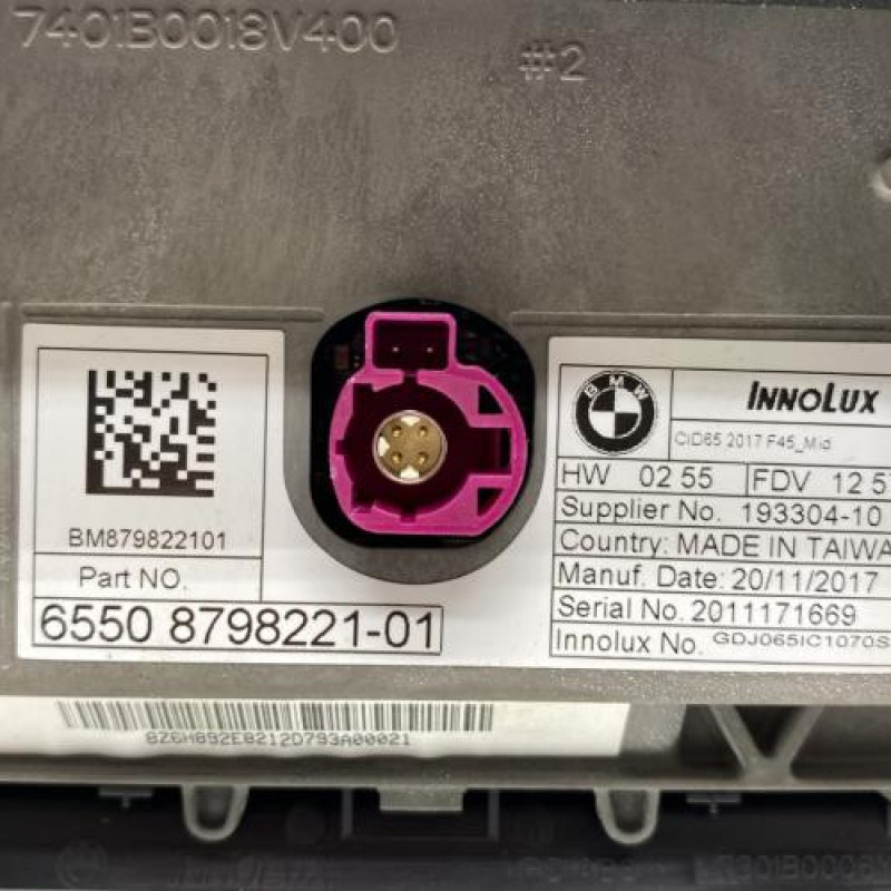 Ecran GPS BMW SERIE 2 F45 ACTIVE Photo n°3