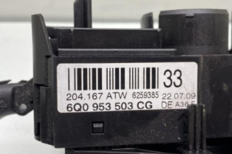 Com (Bloc Contacteur Tournant+Commodo Essuie Glace+Commodo Phare) VOLKSWAGEN POLO 4