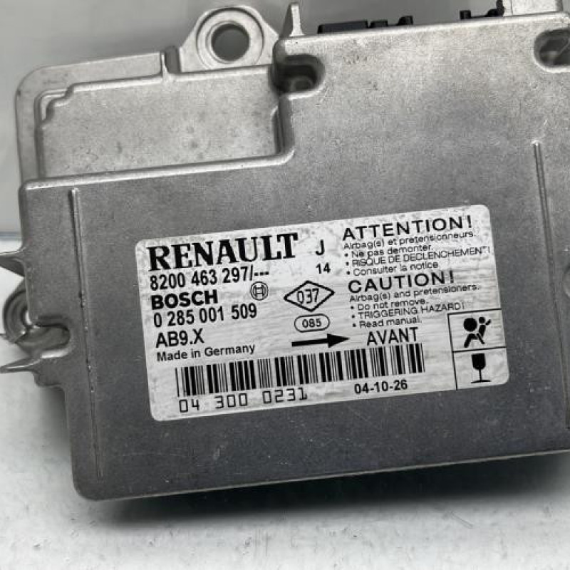 Boitier air bag RENAULT MODUS Photo n°2