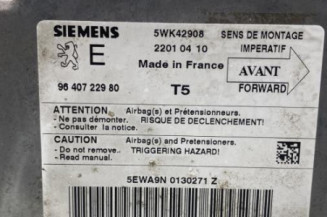Boitier air bag PEUGEOT 307