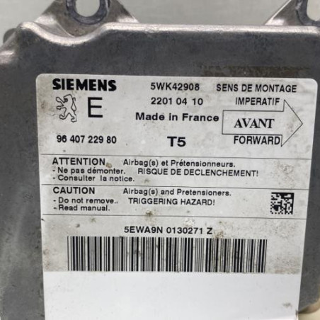 Boitier air bag PEUGEOT 307