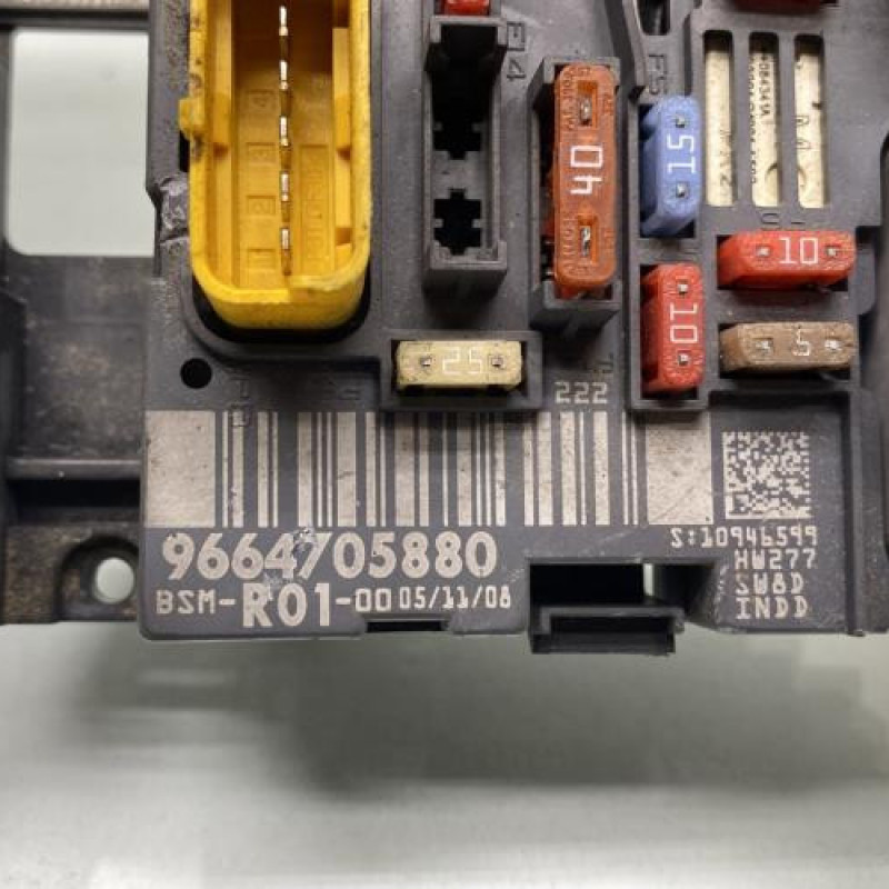 Boitier servitude moteur (BSM) CITROEN C4 PICASSO 1 Photo n°3
