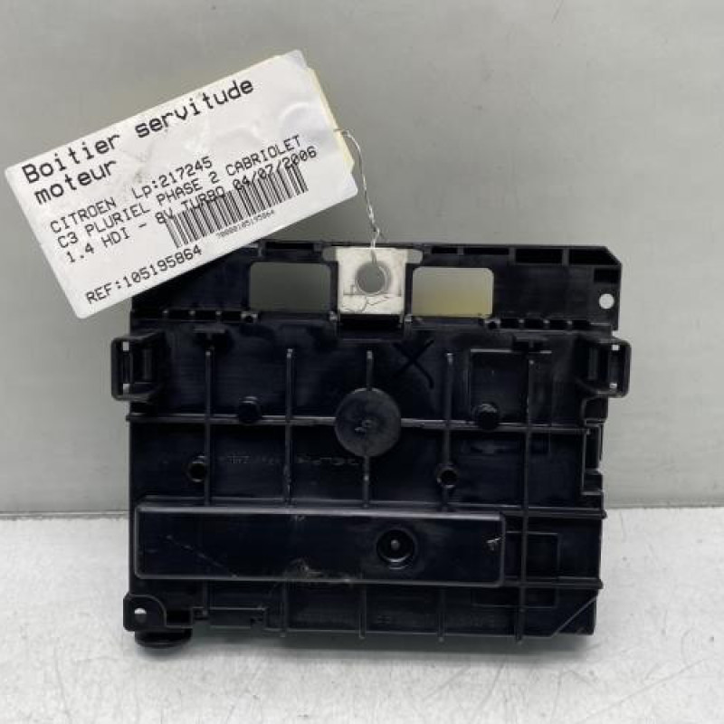 Boitier servitude moteur (BSM) CITROEN C3 PLURIEL Photo n°4