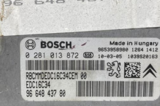 Calculateur moteur PEUGEOT 308 1